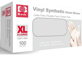 Vinyl Synthetic Exam Gloves (100 gloves)