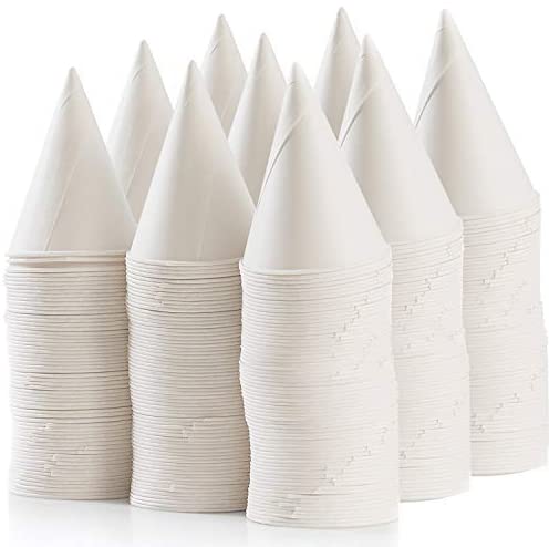 Rolled-Rim Paper Cone Cups 4.5oz (25 Bags of 200 a bag)