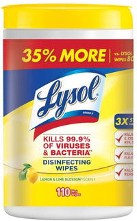 Lysol Disinfecting Wipes Lemon & Lime