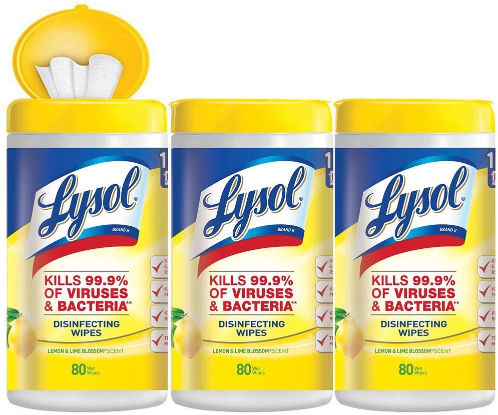 Lysol Disinfecting Wipes Lemon & Lime