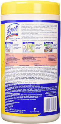 Lysol Disinfecting Wipes Lemon & Lime